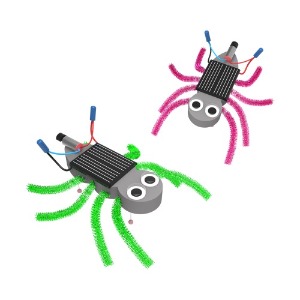 태양광 거미 진동로봇