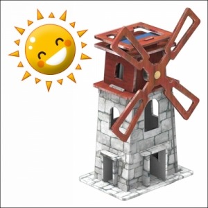 3D 입체 퍼즐 태양광 풍차