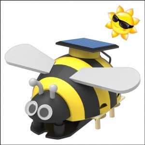 뉴 미니 꿀벌 태양광 진동로봇 만들기