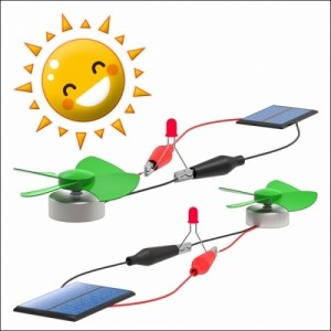 뉴 소형 태양전지 실험세트 만들기 2종류