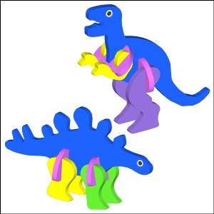 EVA 미니 공룡시리즈 티라노사우루스